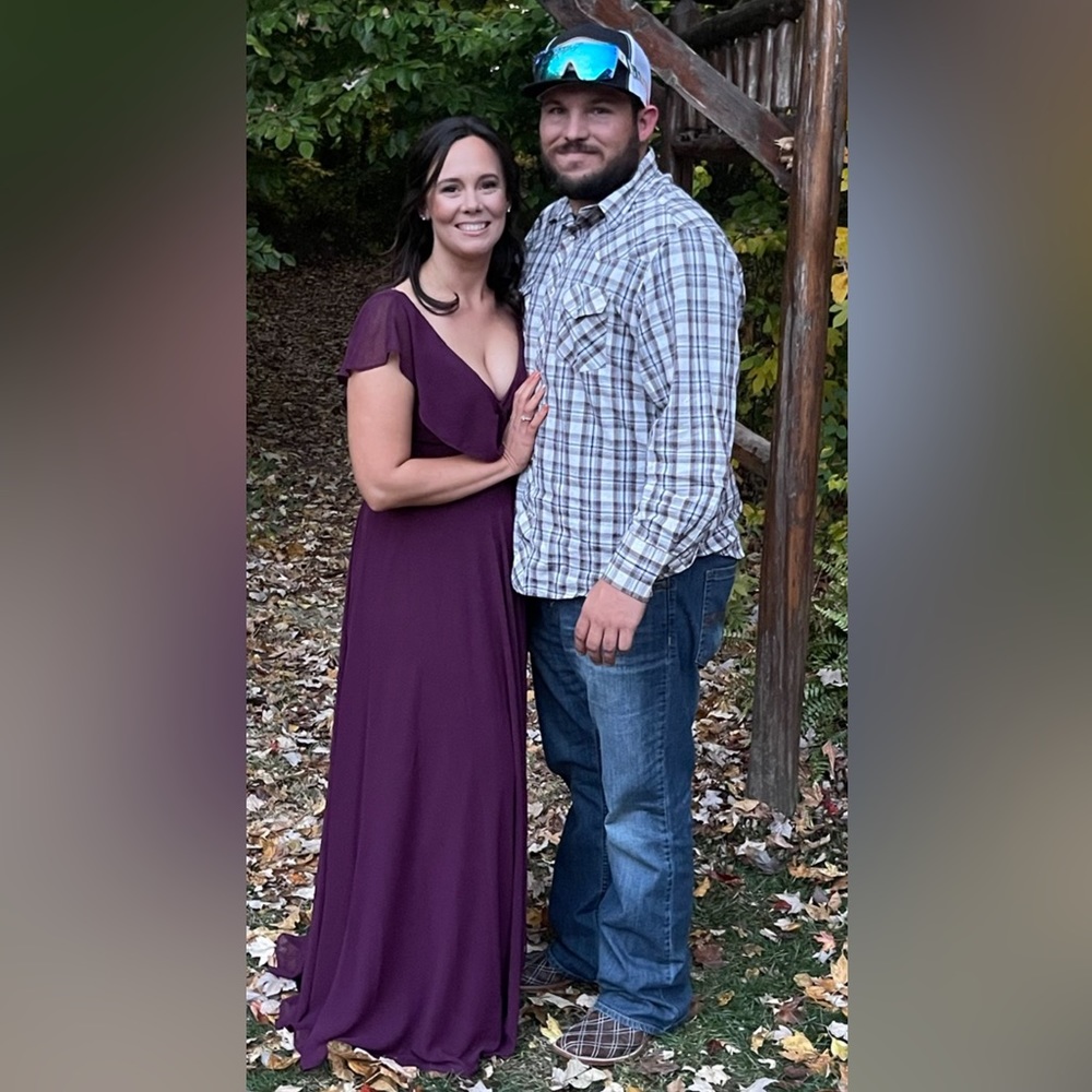 Bill Levkoff -Wine Bridesmaids dress